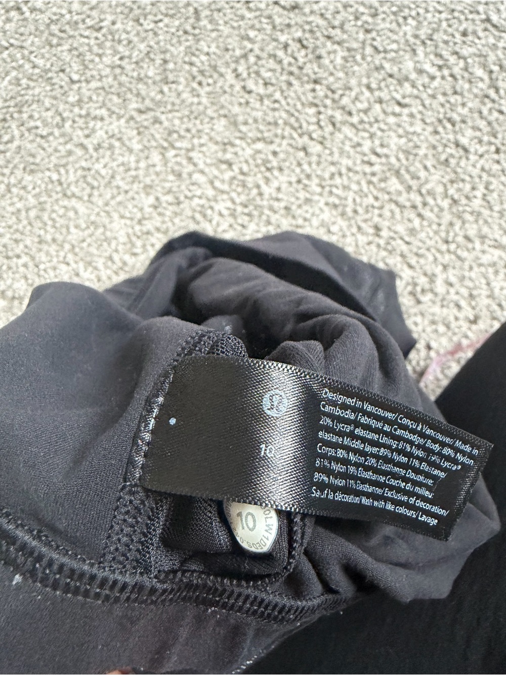 lululemon athletica Black High-Rise Shine Leggings MATCHING SET - Picture 9 of 10